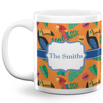 Toucans 20 Oz Coffee Mug - White (Personalized)