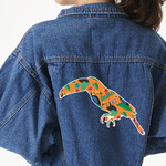 Toucans Twill Iron On Patch - Custom Shape - 3XL