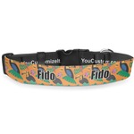 Toucans Deluxe Dog Collar - Double Extra Large (20.5" to 35") (Personalized)