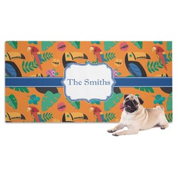 Toucans Dog Towel (Personalized)