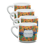 Toucans Double Shot Espresso Cups - Set of 4 (Personalized)