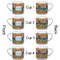 Toucans Espresso Cup - 6oz (Double Shot Set of 4) APPROVAL