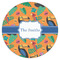 Toucans Icing Circle - Large - Single