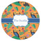 Toucans Icing Circle - Medium - Single