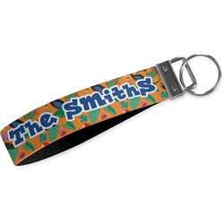 Toucans Wristlet Webbing Keychain Fob (Personalized)