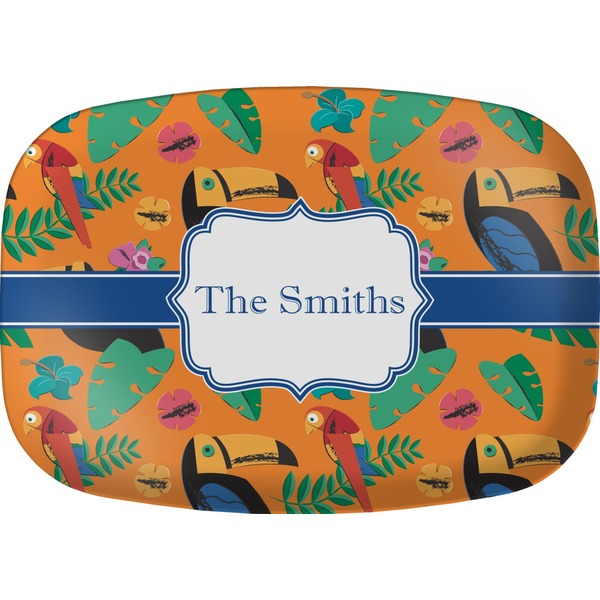 Custom Toucans Melamine Platter (Personalized)