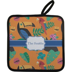 Toucans Pot Holder w/ Name or Text