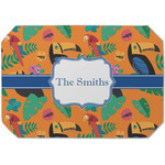 Toucans Dining Table Mat - Octagon (Single-Sided) w/ Name or Text