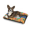 Toucans Outdoor Dog Beds - Medium - IN CONTEXT