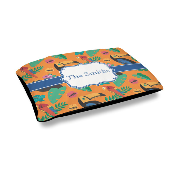 Custom Toucans Outdoor Dog Bed - Medium (Personalized)