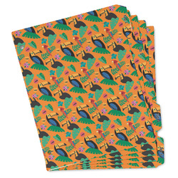 Toucans Binder Tab Divider - Set of 5 (Personalized)