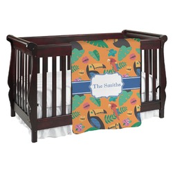 Toucans Baby Blanket (Single Sided) (Personalized)