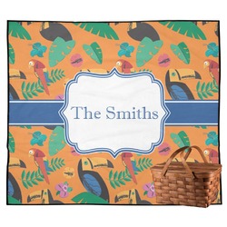 Toucans Outdoor Picnic Blanket (Personalized)