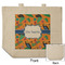 Toucans Reusable Cotton Grocery Bag - Front & Back View