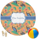 Toucans Round Beach Towel (Personalized)