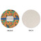 Toucans Round Linen Placemats - APPROVAL (single sided)