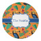 Toucans Round Paper Coaster - Approval