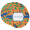 Toucans Round Paper Coaster - Main