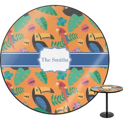 Toucans Round Table - 24" (Personalized)