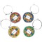 Toucans Wine Charms (Set of 4) (Personalized)