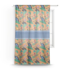 Toucans Sheer Curtain - 50"x84"