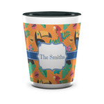 Toucans Ceramic Shot Glass - 1.5 oz - Two Tone - Single (Personalized)