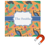 Toucans Square Car Magnet - 10" (Personalized)