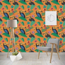 Toucans Wallpaper & Surface Covering (Water Activated - Removable)