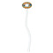 Toucans White Plastic 7" Stir Stick - Oval - Single Stick