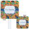 Toucans White Plastic Stir Stick - Double Sided - Approval