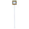 Toucans White Plastic Stir Stick - Double Sided - Square - Single Stick