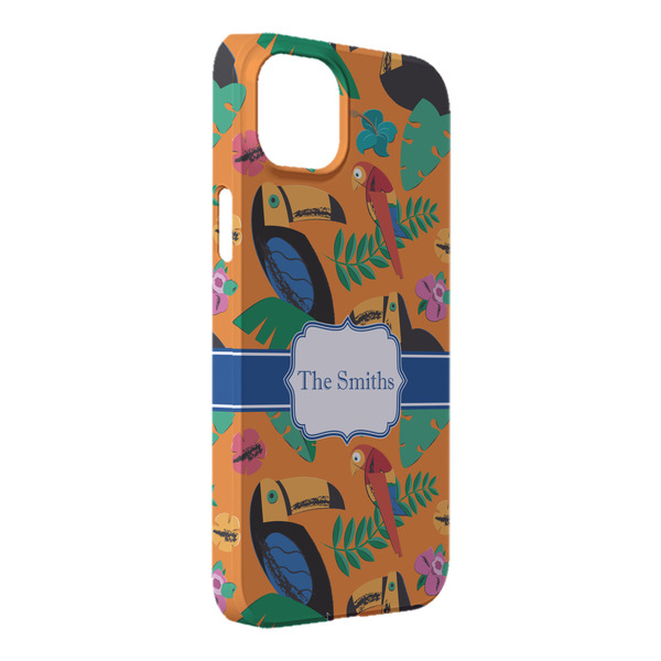 Custom Toucans iPhone Case - Plastic - iPhone 14 Plus (Personalized)