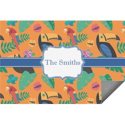 Toucans Indoor / Outdoor Rug - 6'x8' w/ Name or Text