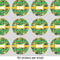 Luau Party 1" Multipurpose Round Labels - Sheet