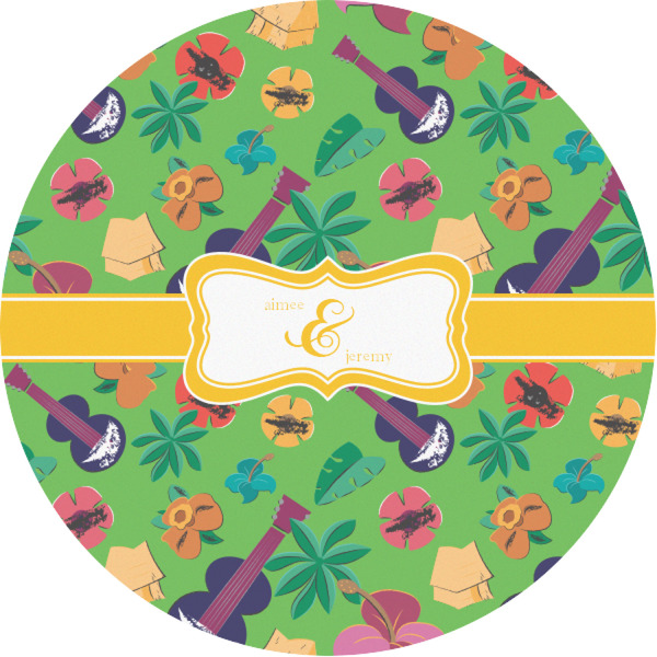 Custom Luau Party Multipurpose Round Labels - 1" (Personalized)