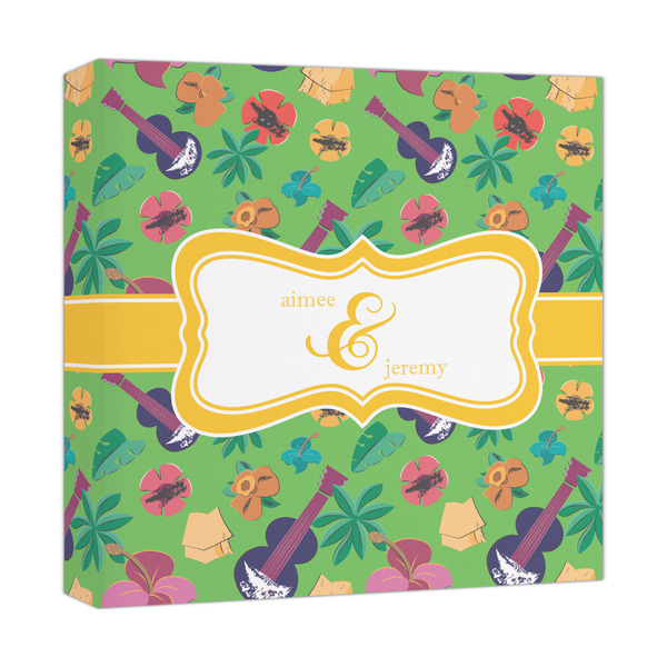 Custom Luau Party Canvas Print - 12x12 (Personalized)