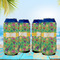 Luau Party 16oz Can Sleeve - Set of 4 - LIFESTYLE