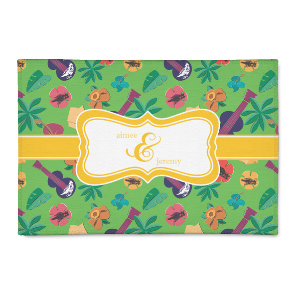 Custom Luau Party Patio Rug (Personalized)