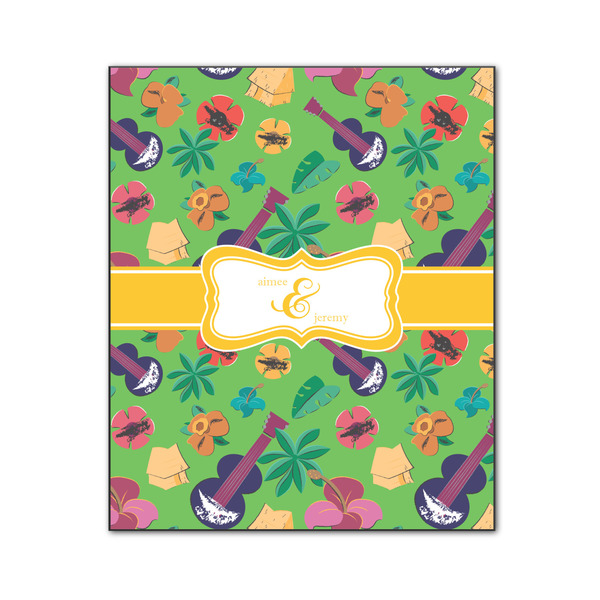 Custom Luau Party Wood Print - 20x24 (Personalized)