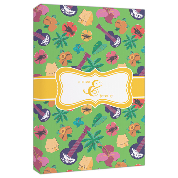 Custom Luau Party Canvas Print - 20x30 (Personalized)