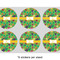 Luau Party 3" Multipurpose Round Labels - Sheet