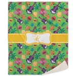 Luau Party Sherpa Throw Blanket - 50"x60" (Personalized)