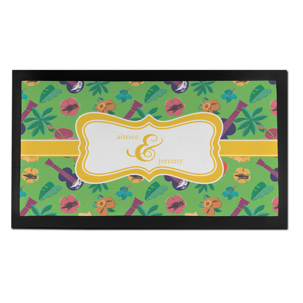 Custom Luau Party Bar Mat - Small (Personalized)