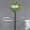 Luau Party Black Plastic 5.5" Stir Stick - Round - Main