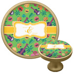 Luau Party Cabinet Knob - Gold (Personalized)