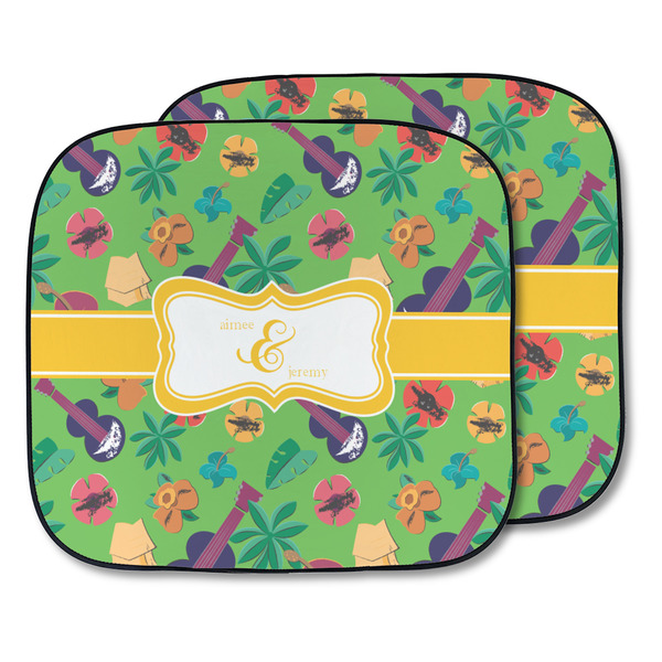 Custom Luau Party Car Sun Shade - Two Piece (Personalized)