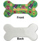 Luau Party Ceramic Flat Ornament - Bone Front & Back Single Print (APPROVAL)