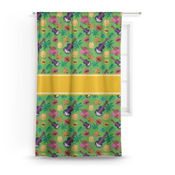 Luau Party Curtain Panel - Custom Size