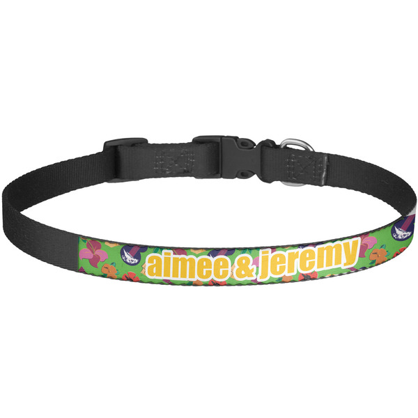 Custom Luau Party Dog Collar - Large (Personalized)