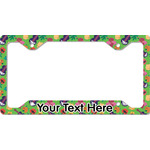 Luau Party License Plate Frame - Style C (Personalized)